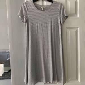 Talbots T Shirt Dress Striped Small Petite